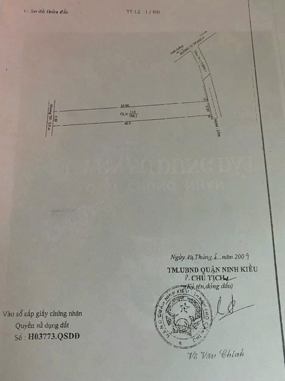 Bán dãy trọ 13 phòng 2 mặt tiền hẻm 553 đường 30/4 Ninh Kiều – Thu nhập ổn định