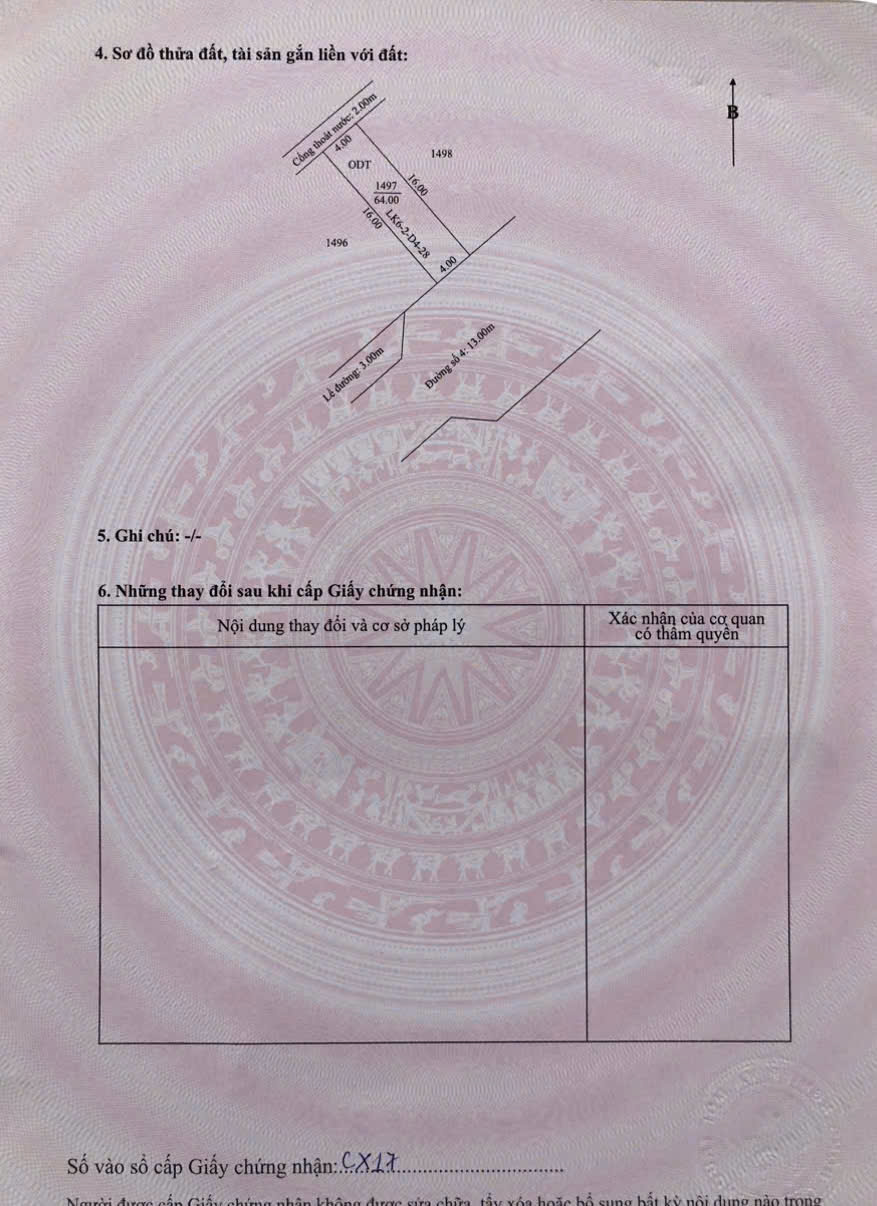 Bán nền đường số 4 KDC Tiểu Dự Án Nhi Đồng – Gần BV Nhi Đồng & ĐH FPT – Giá 2 tỷ 590 triệu