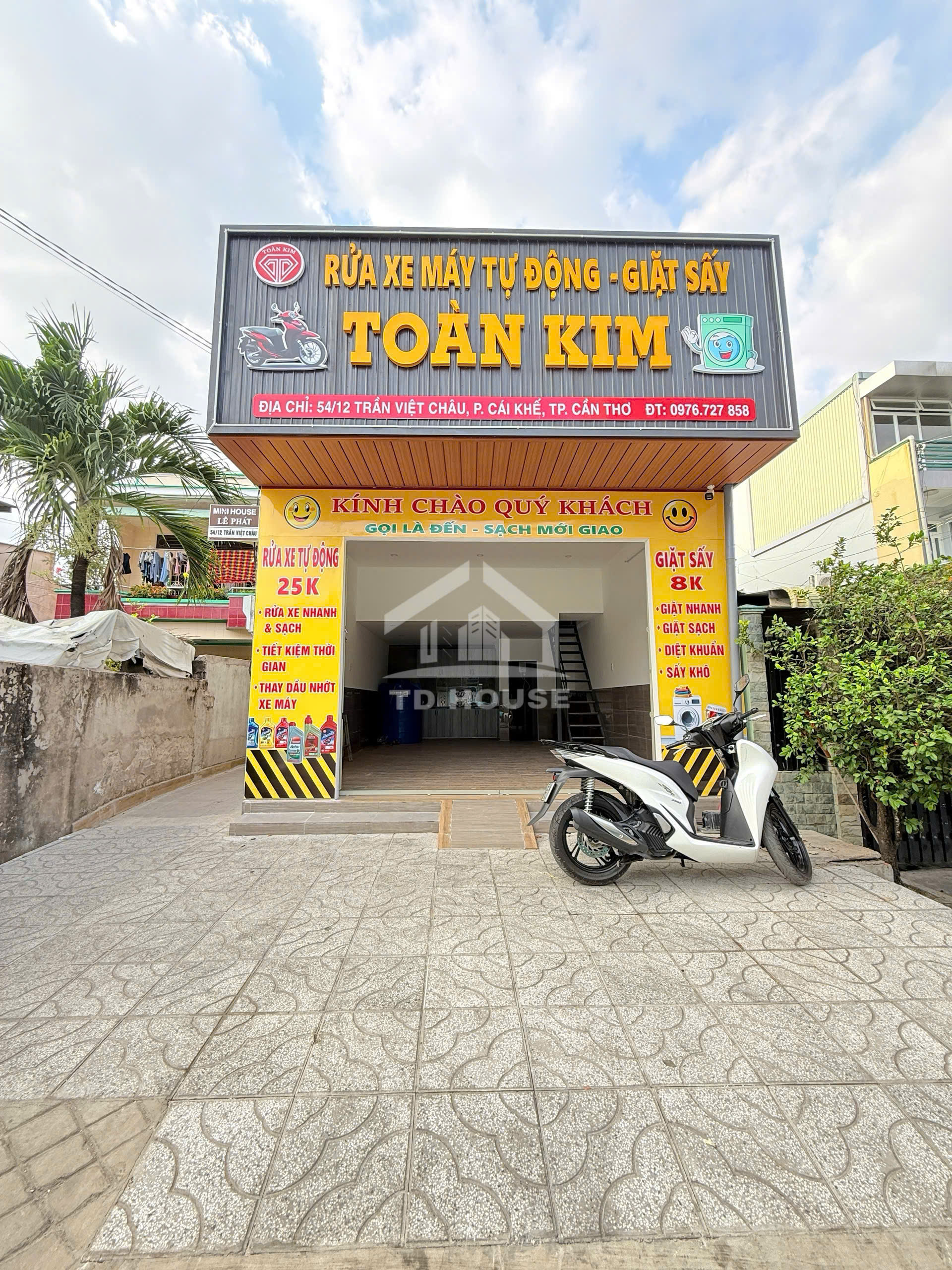 Cho thuê nhà mặt tiền hẻm 54 Trần Việt Châu, Cái Khế Cần Thơ