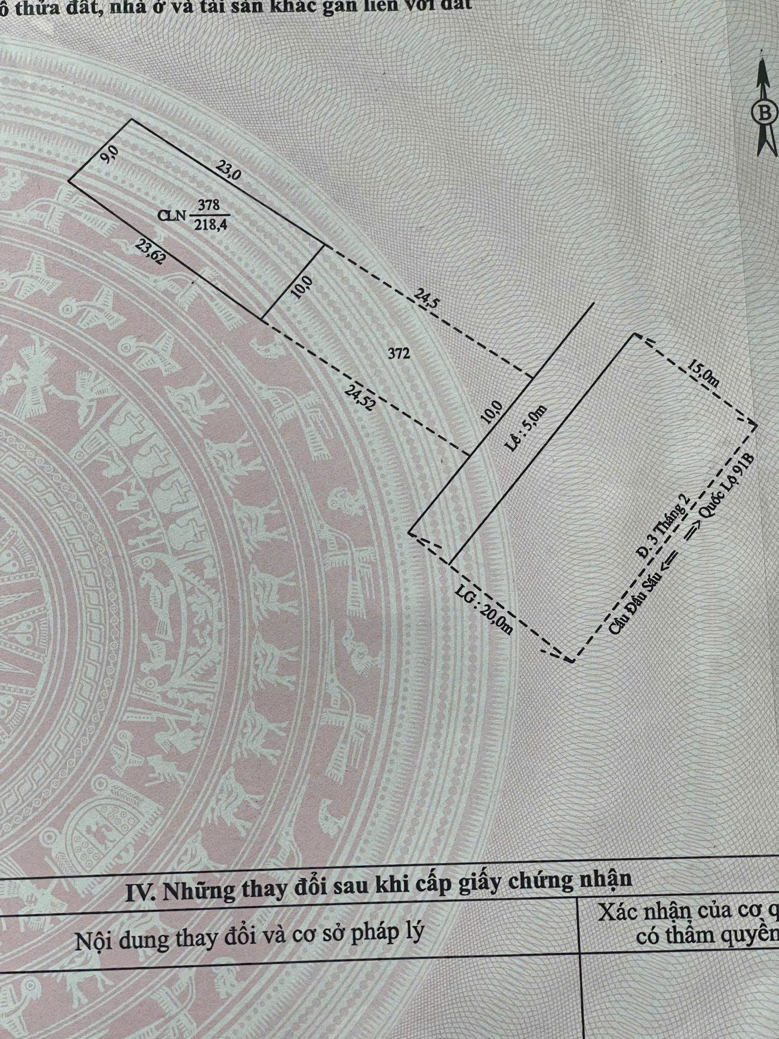 Bán Nền Mặt Tiền Đường 3 Tháng 2 Gần Ngã Tư Nguyễn Văn Linh Mặt Tiền Ngang 10m