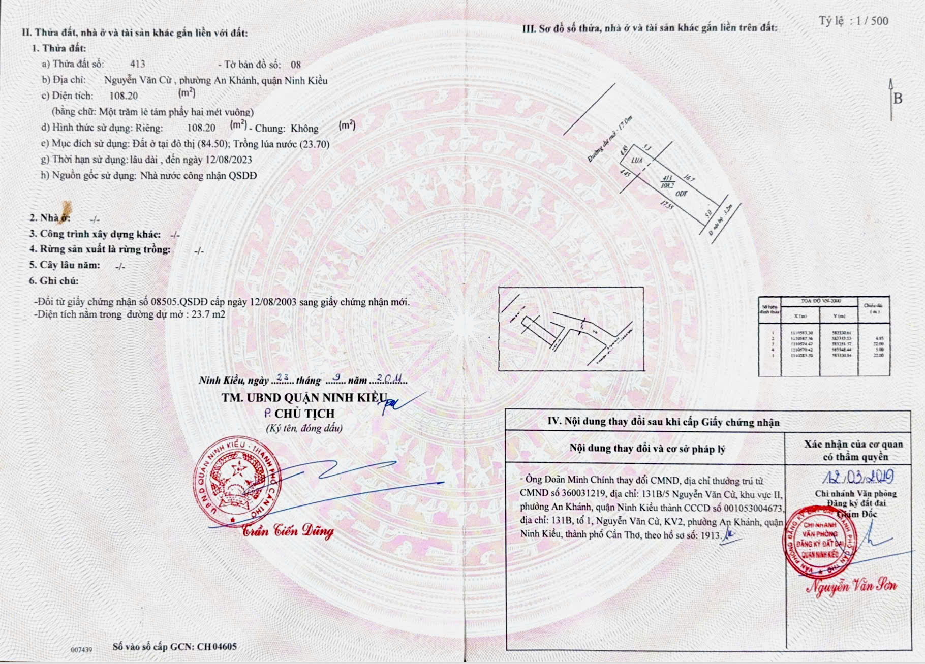 Bán Nền Hẻm 146 thuộc Hẻm LT 12–20, đường Nguyễn Văn Cừ, P. An Khánh, Cần Thơ