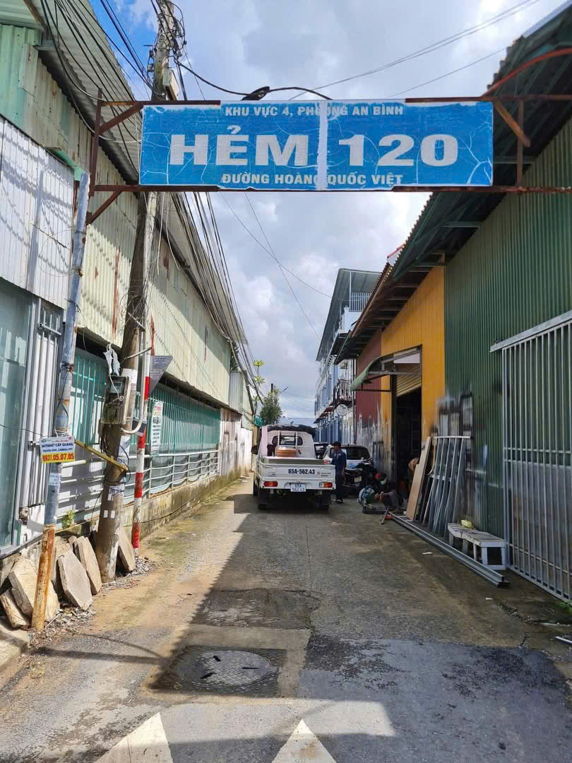 BÁN NHÀ TRỤC CHÍNH HẺM 120 HOÀNG QUỐC VIỆT, AN BÌNH, TP CẦN THƠ.