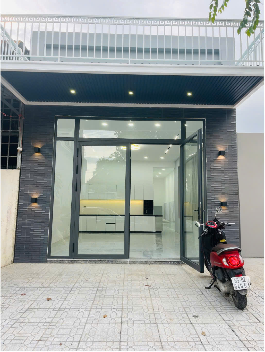 Cho thuê nhà trệt có sẵn nội thất tại KDC Hồng Loan mới đẹp