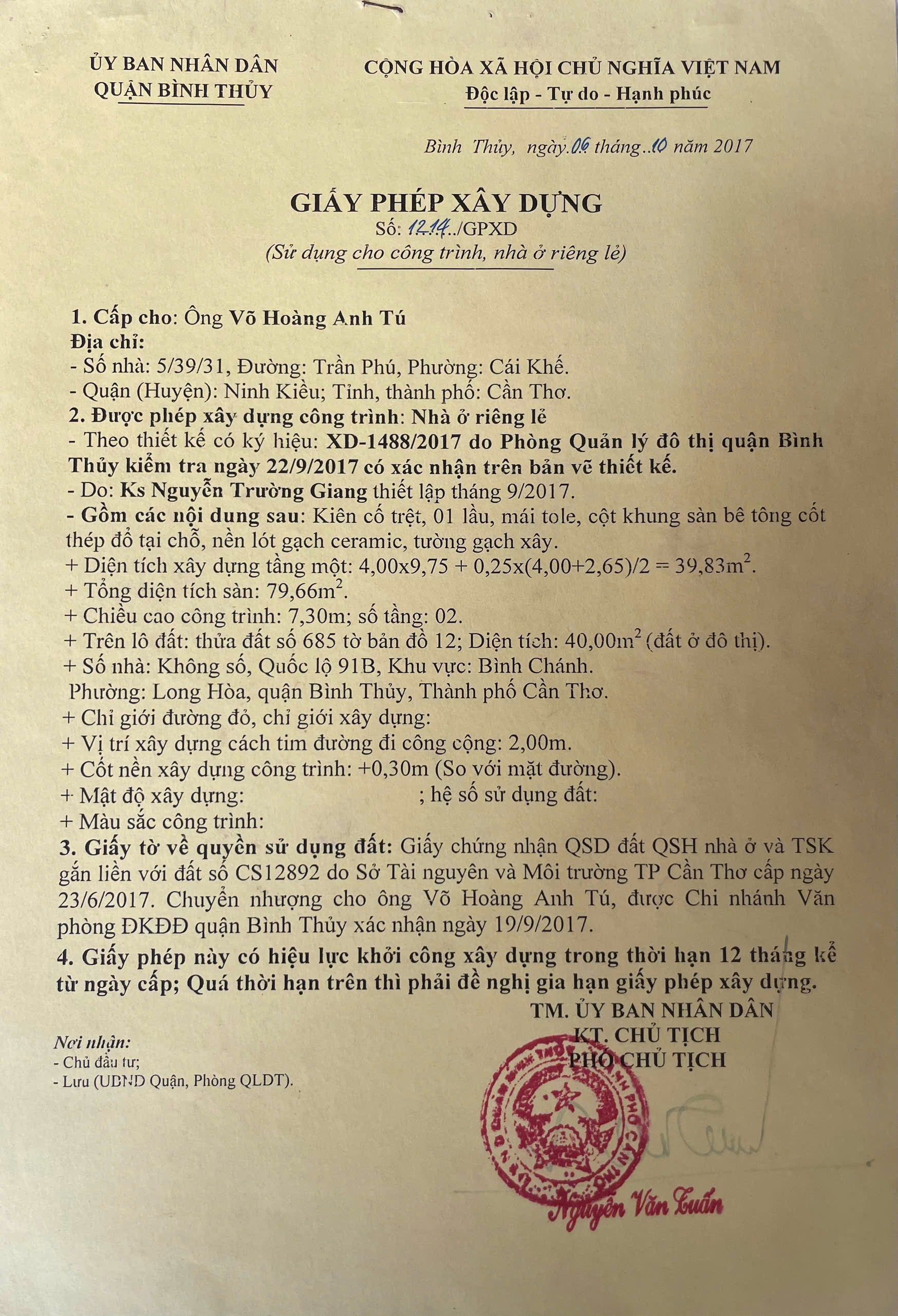Bán nhà giá rẻ kdc An Gia Hẻm Tổ 1 có thổ cư