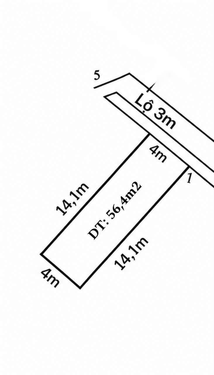 Bán nền 56.3m2 gần chợ Trần Việt Châu, Nguyễn Văn Cừ, Cần Thơ